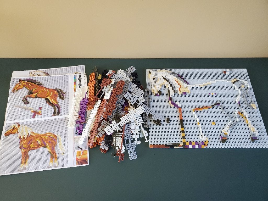 Ministek set van paarden, Ophalen of Verzenden, Zo goed als nieuw, Box-set