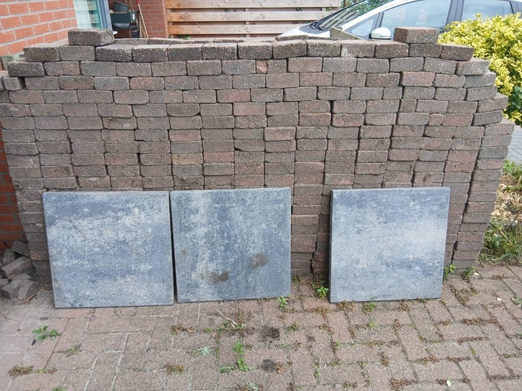 Straatklinkers, Tuin en Terras, Ophalen, Gebruikt, Beton, Klinkers