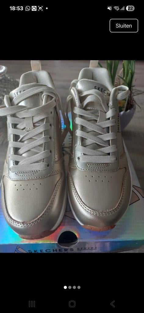 Skechers mt 37 goud, Ophalen of Verzenden, Nieuw, Overige kleuren, Sneakers of Gympen