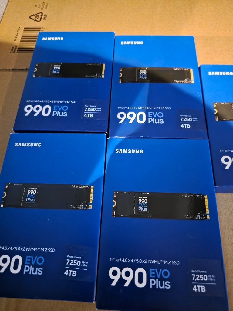 SAMSUNG 990 EVO Plus M.2 Internal SSD - 4 TB, Computers en Software, Harde schijven, Ophalen, Intern, Samsung, SSD
