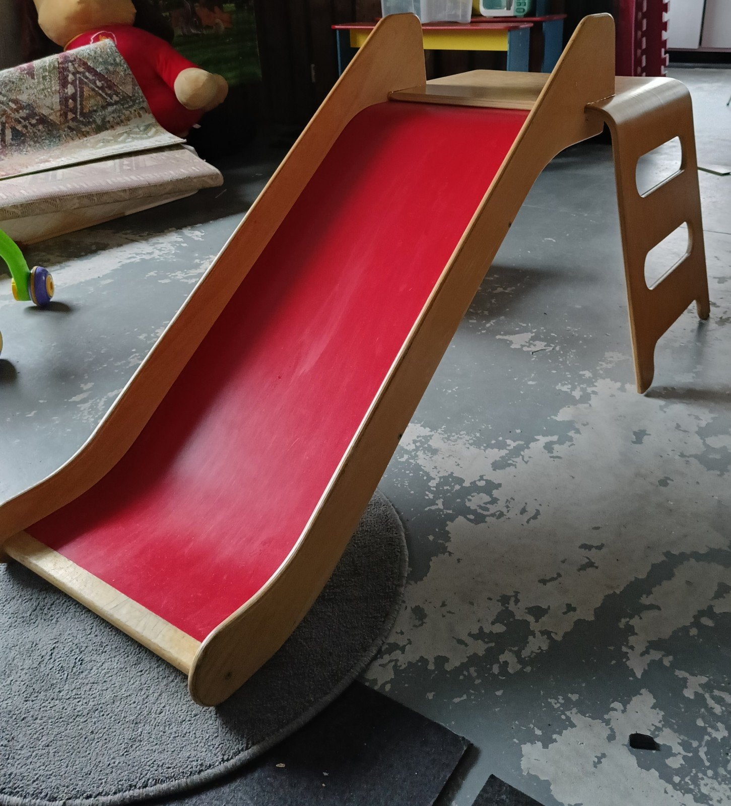 IKEA Virre Glijbaan - Rood/Hout, Ophalen, Gebruikt, Glijbaan
