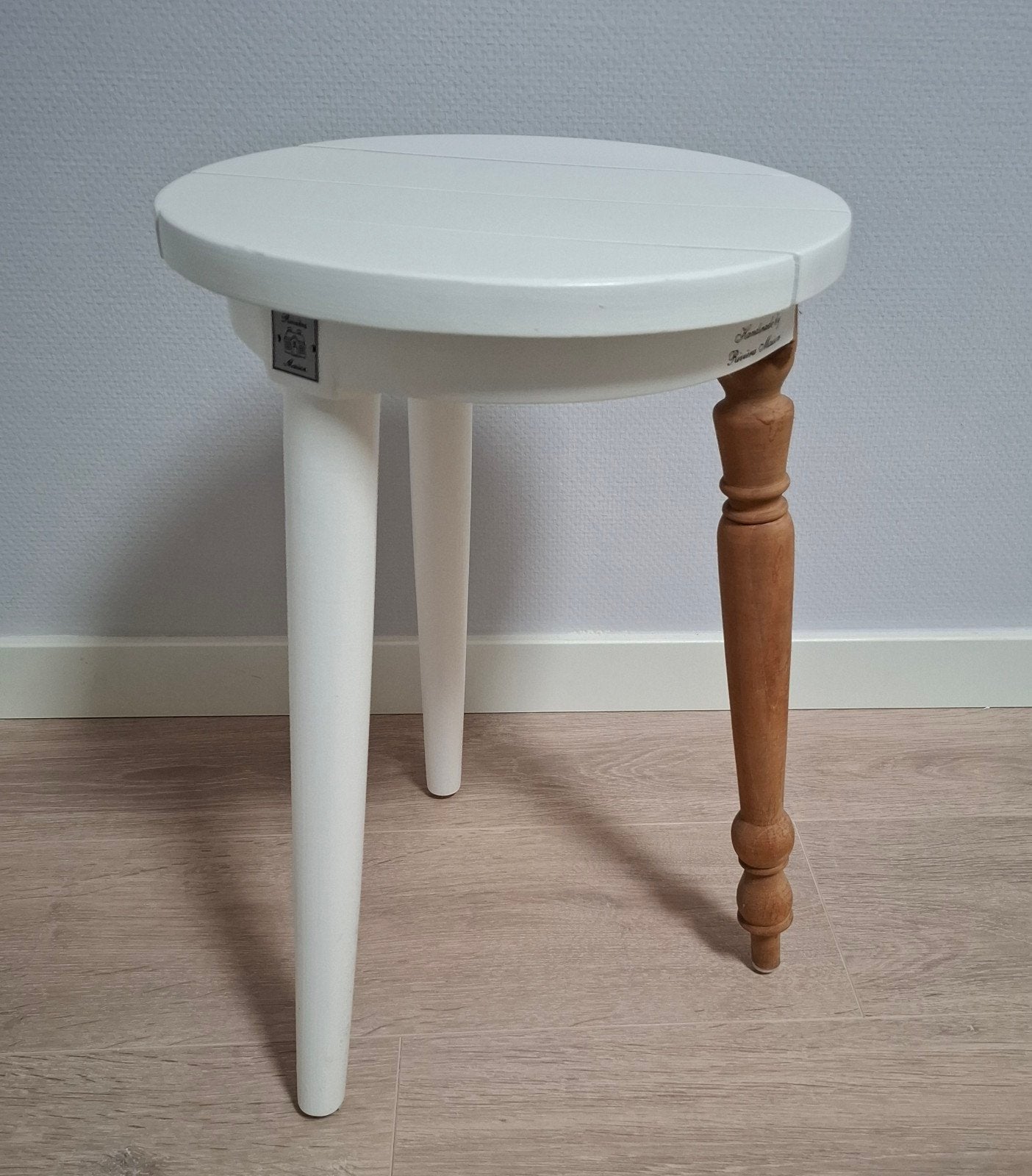 Riviera Maison - Farmhouse stool - als nieuw!, Ophalen, Zo goed als nieuw, Hout