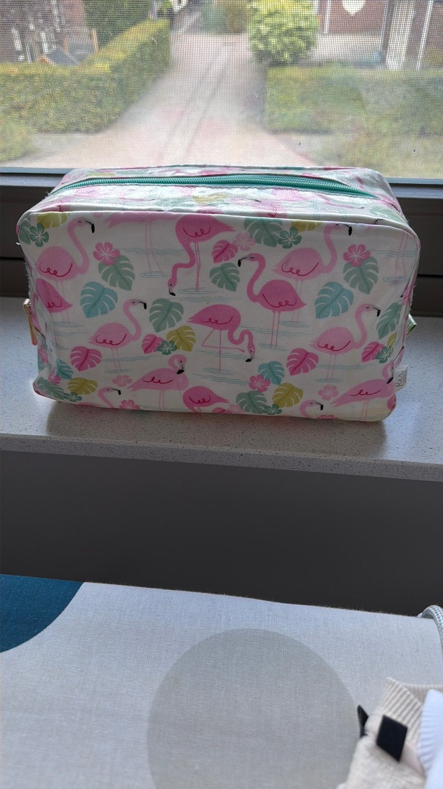 Toilettas flamingo, Ophalen of Verzenden, Zo goed als nieuw, Meerkleurig, Meisje