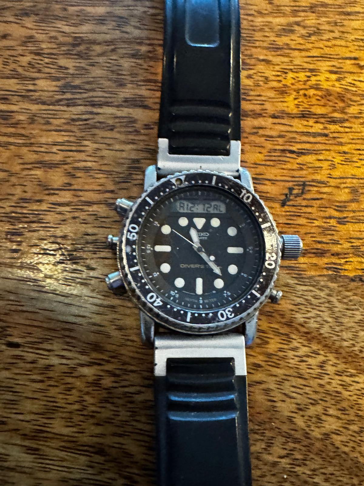 Vintage Seiko Diver’s 150 meter, Ophalen of Verzenden, Zo goed als nieuw, Staal, Seiko