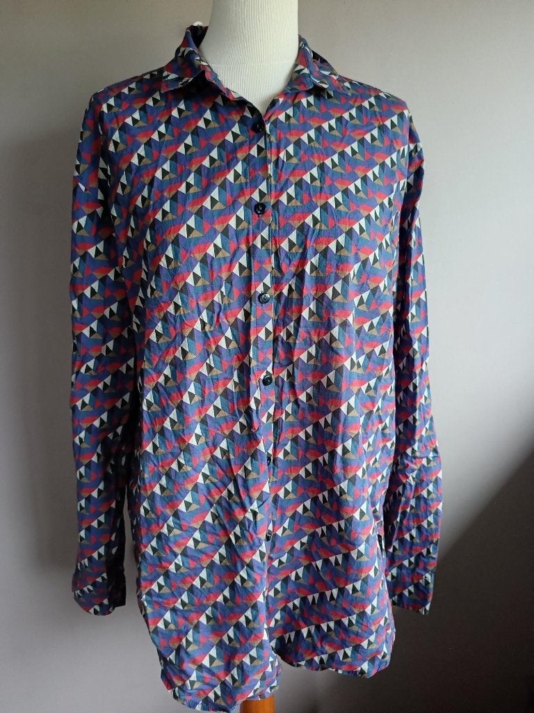 Leuke stretch blouse print van Je m'appelle, maat XL, Kleding | Dames, Je m'appelle, Ophalen of Verzenden, Nieuw, Maat 46/48 (XL) of groter