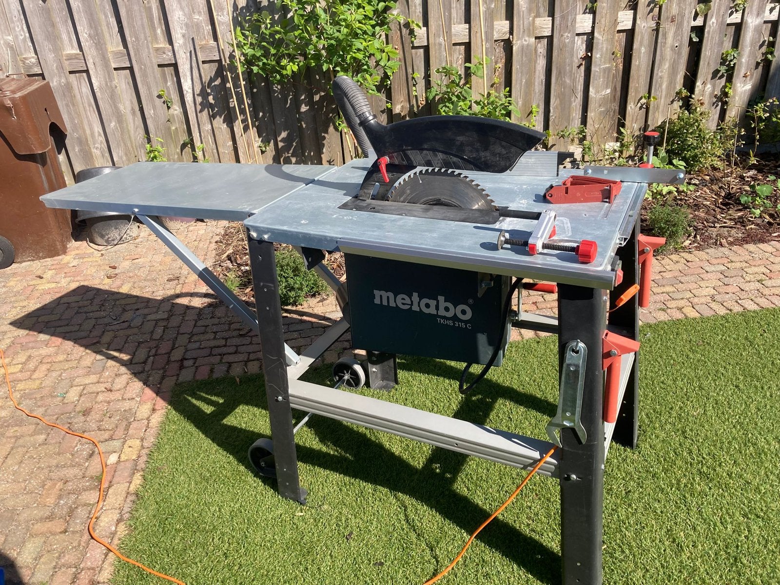 Metabo Tafelzaagmachine – Nette staat!, Ophalen, 70 mm of meer, Zo goed als nieuw, Afkortzaag