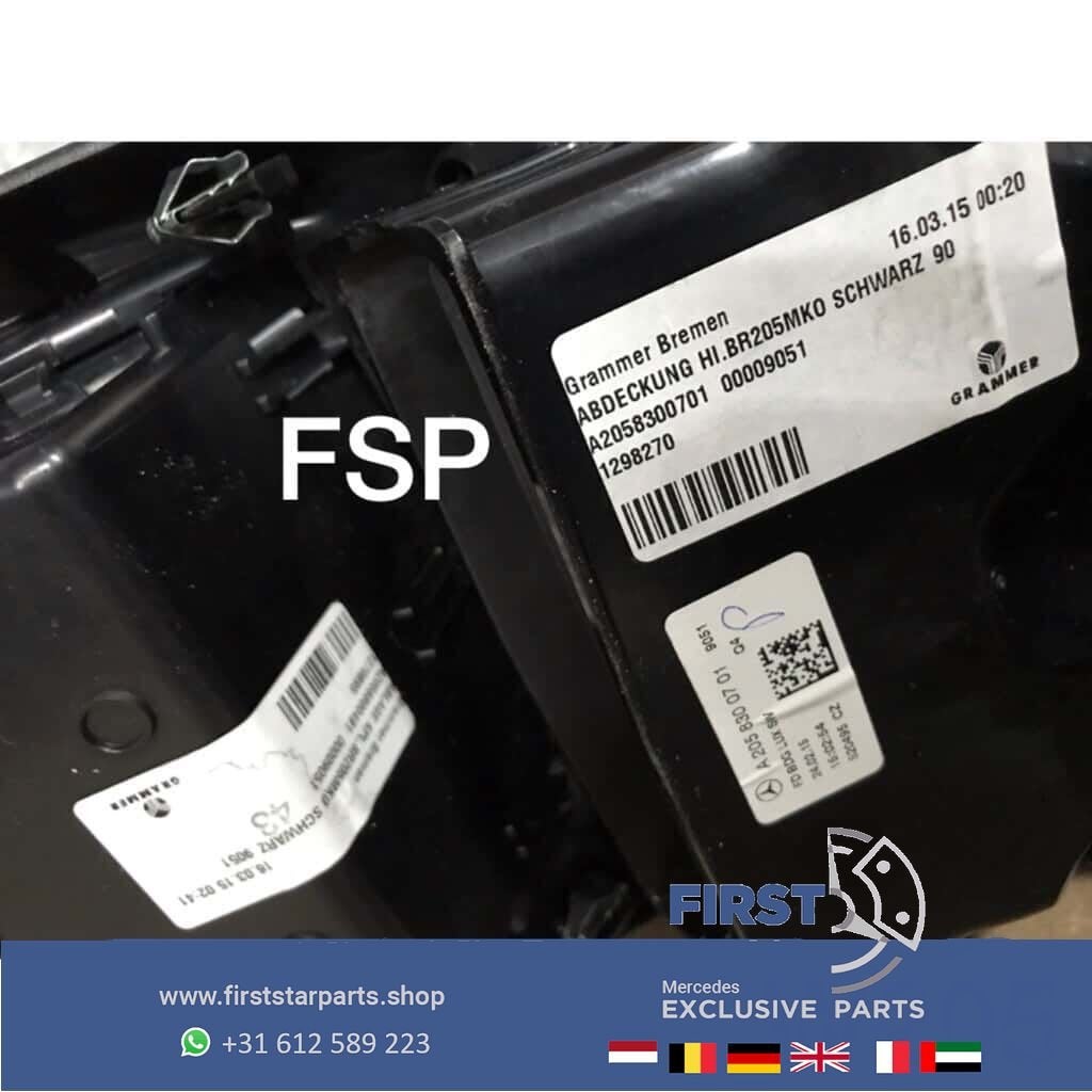 W205 C63 AMG Clima schakelaar Mercedes C Klasse 2014-2018 Cl, Auto-onderdelen, Gebruikt, -, Ophalen of Verzenden, -