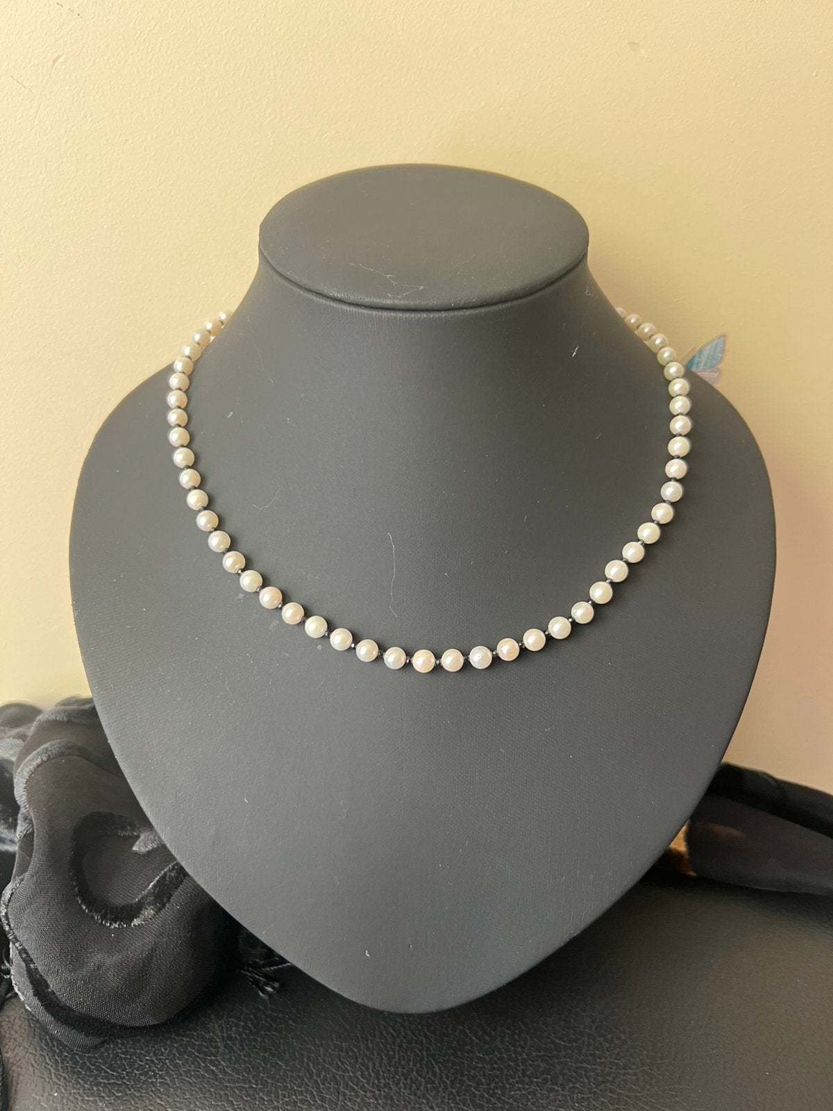 AKOYA zoutwater parel spinel beschermt geluk one of a kind, Wit, Magnolia11, Nieuw, Ophalen of Verzenden