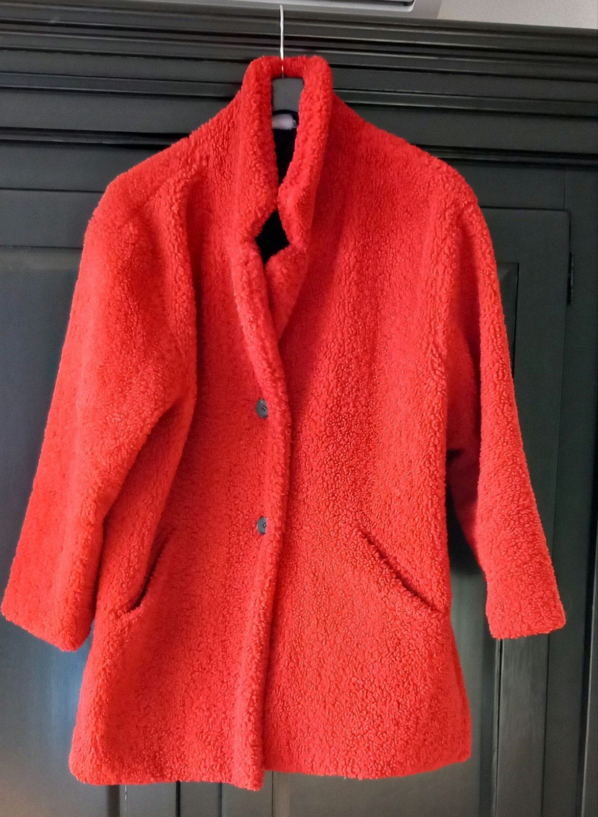 Terracotta kleurige winterjas, Kleding | Dames, Jassen | Winter, Ophalen, Nieuw, Maat 46/48 (XL) of groter, Oranje