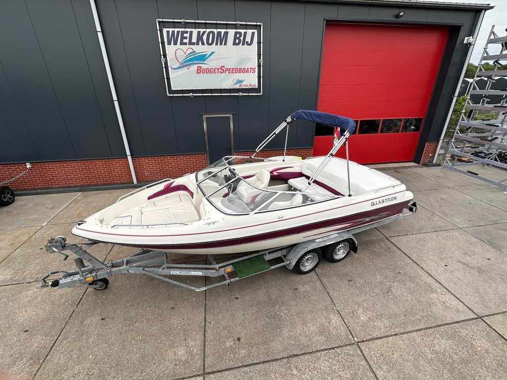 Speedboot Glaston compleet met injectie motor en trailer, Watersport en Boten, Ophalen of Verzenden, Zo goed als nieuw