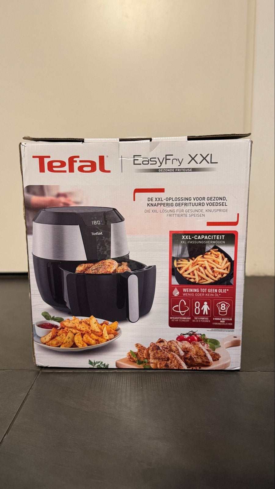 Tefal EasyFry XXL heteluchtfriteuse - Nieuw in doos, 4 liter of meer, Ophalen of Verzenden, Nieuw