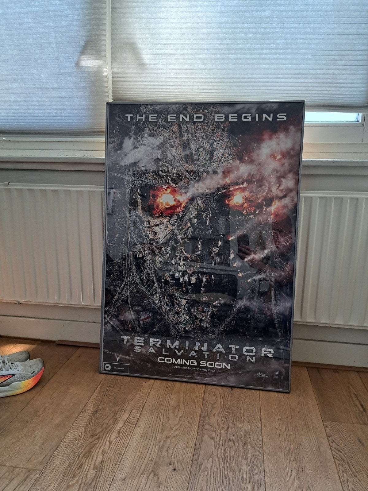 Terminator Salvation Filmposter - Ingelijst, Verzamelen, Posters, Rechthoekig Staand, Met lijst, Ophalen of Verzenden, Zo goed als nieuw