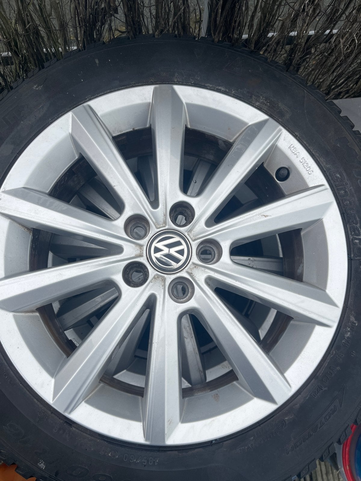 5x100 Merano velgen met winterbanden polo (gti), Ophalen of Verzenden, Gebruikt