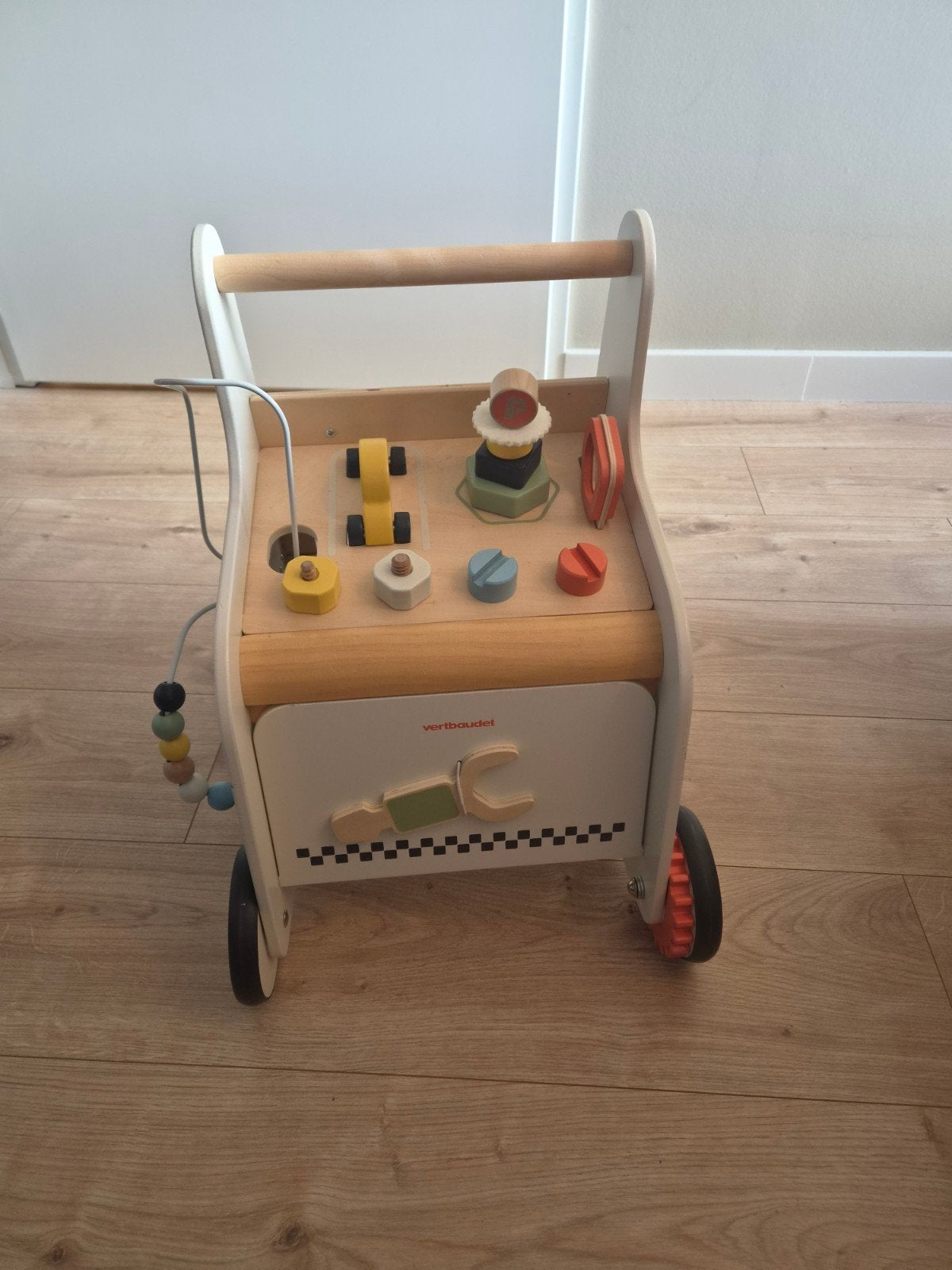 Loopwagen met auto's Vertbaudet, Ophalen, Gebruikt, Duw- of Trekspeelgoed