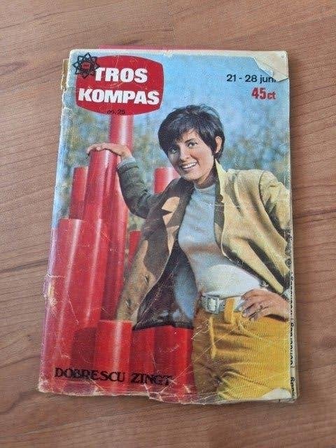 Tros Kompas 1969 Dobrescu Roger Moore Max Euwe Bomans Tour, Boeken, Ophalen of Verzenden, Gelezen, Muziek, Film of Tv