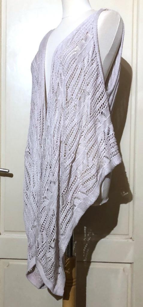 Superstar zomers puntenvest beige mt l/xl, Beige, Maat 46/48 (XL) of groter, Ophalen of Verzenden, Gedragen