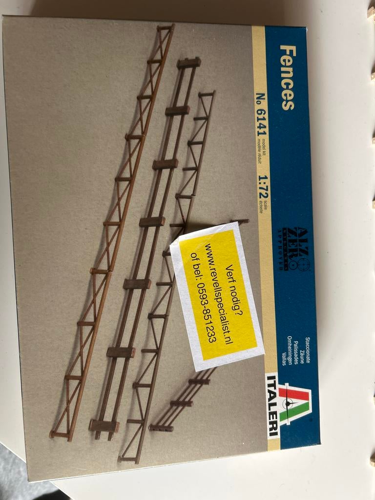 Italeri Hekken Modelbouw Kit 1:72 Schaal - Nieuw, Ophalen of Verzenden, Nieuw, 1:50 tot 1:144