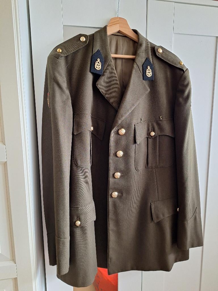 Uniform jas Technische Dienst Koninklijke Landmacht 1964, Ophalen of Verzenden, Landmacht, Nederland, Kleding of Schoenen