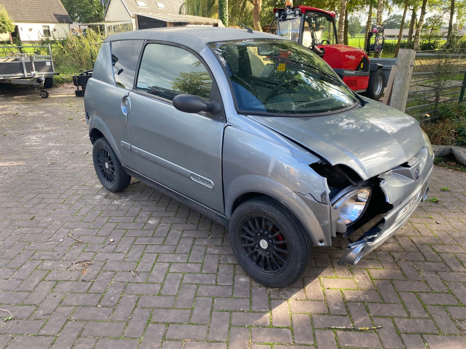 Axiam 741 met schade, Ophalen