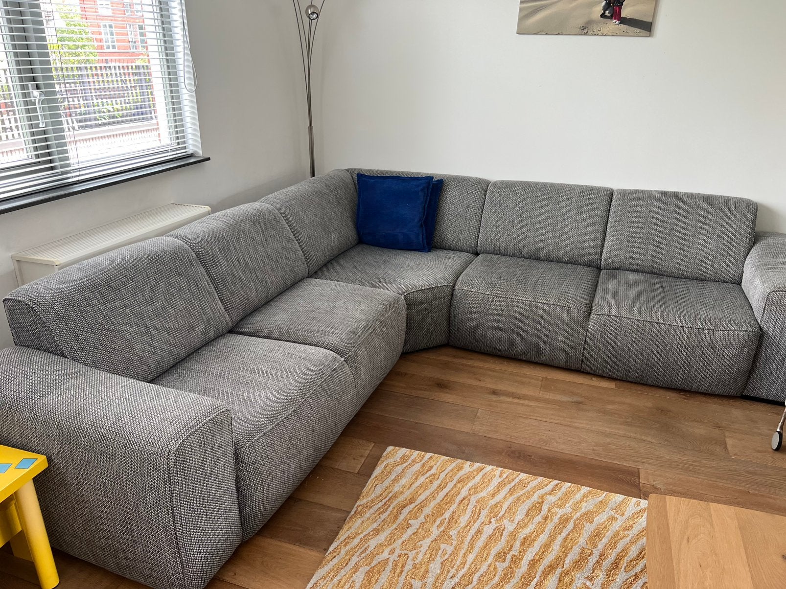 Hoekbank, grijs, Huis en Inrichting, Ophalen