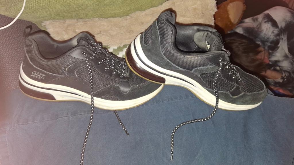 Skechers heren schoenen zwart mt 40, Skechers, Ophalen of Verzenden, Zwart