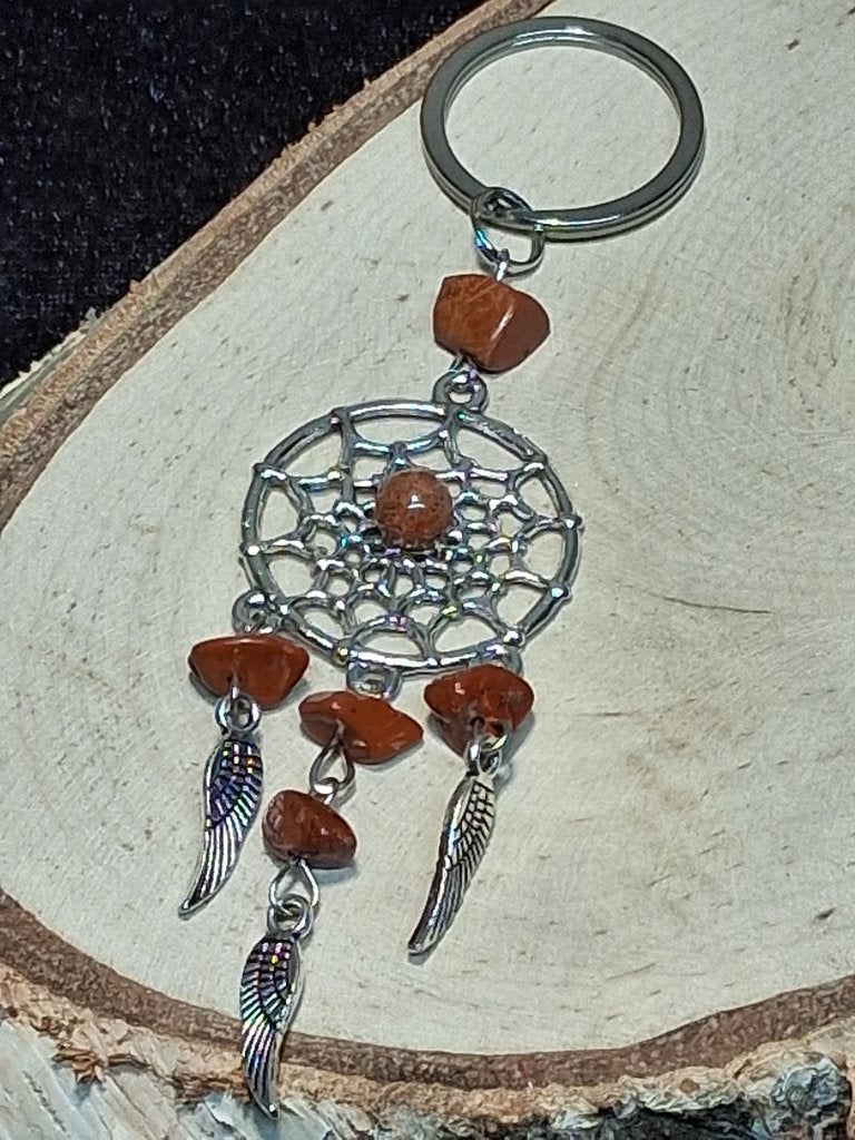 sleutelhanger dreamcatcher Jaspis, Ophalen of Verzenden, Nieuw