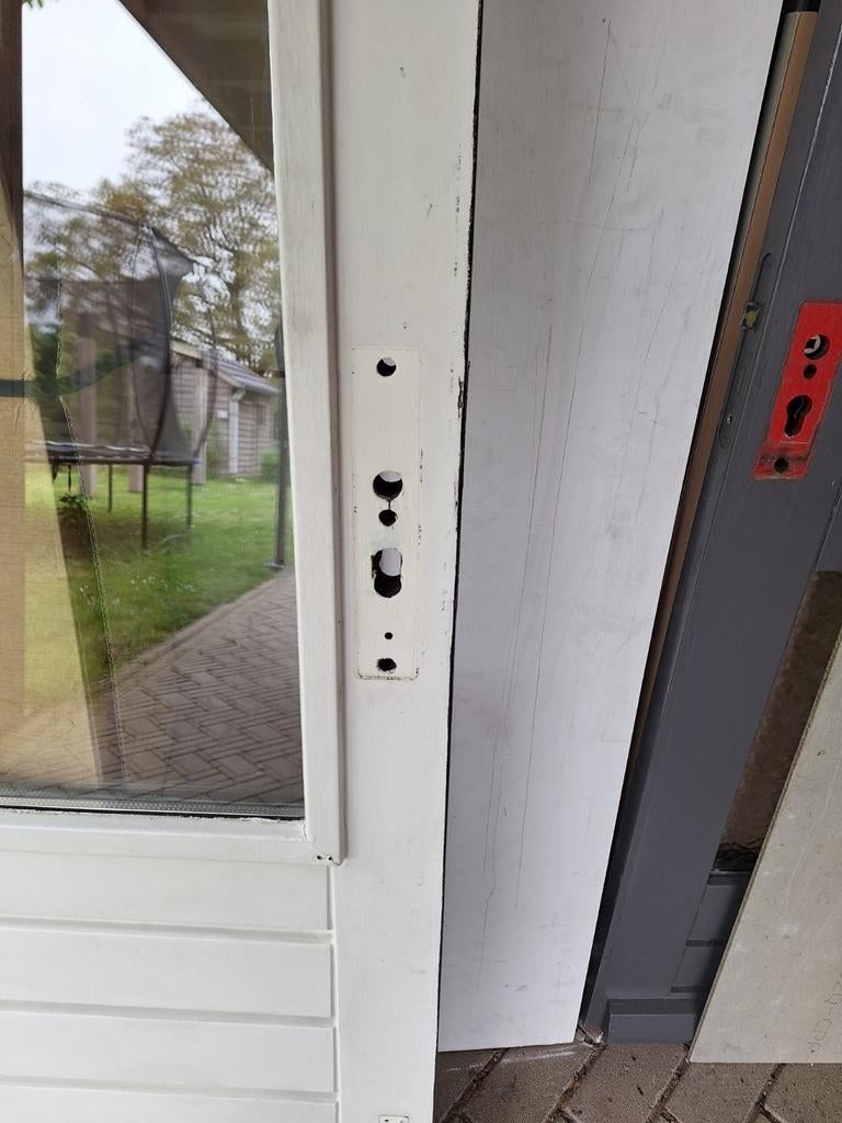 Deur 83x201.5 met thermopane glas, Gebruikt, 80 tot 100 cm, Ophalen of Verzenden, Buitendeur