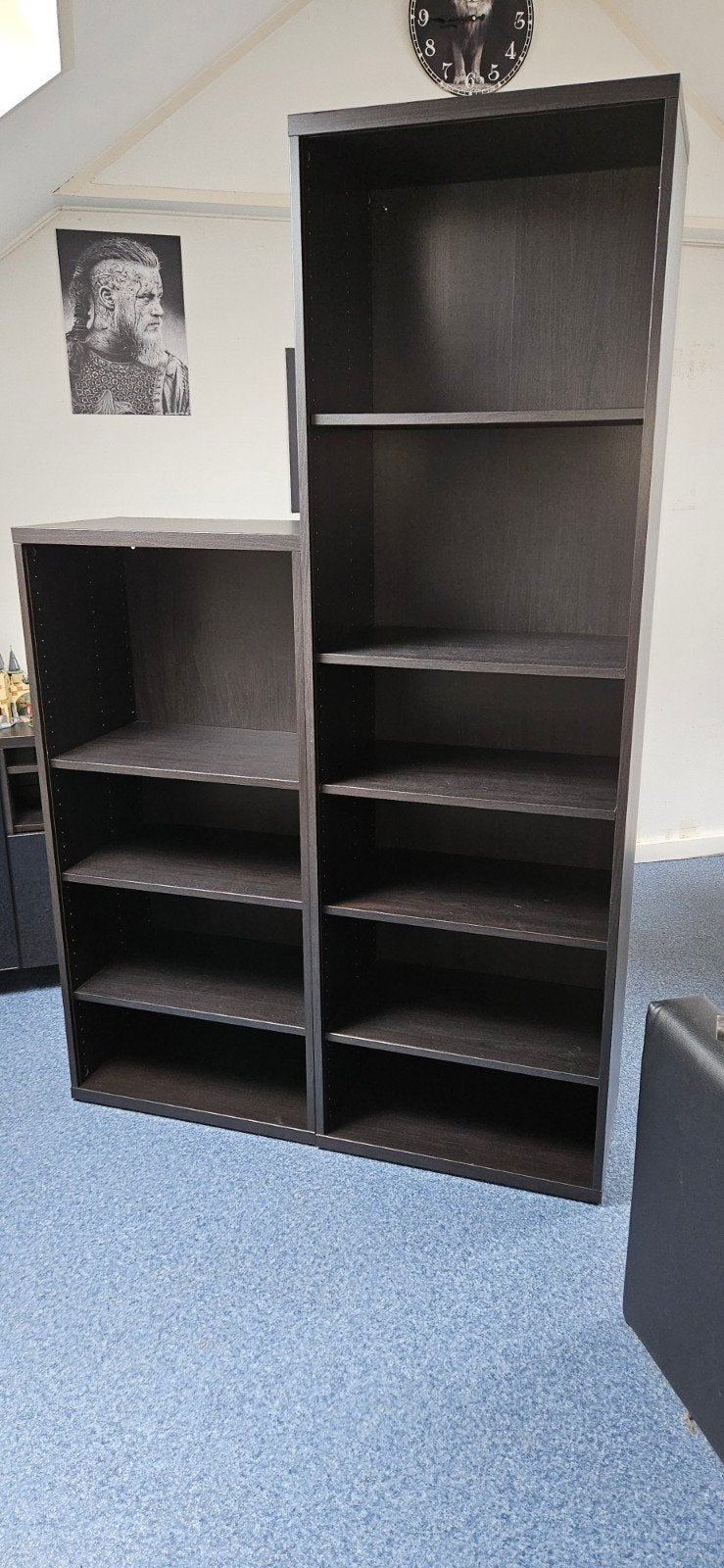 IKEA Billy Boekenkast Zwartbruin, Ophalen, Met plank(en), Gebruikt, 200 cm of meer