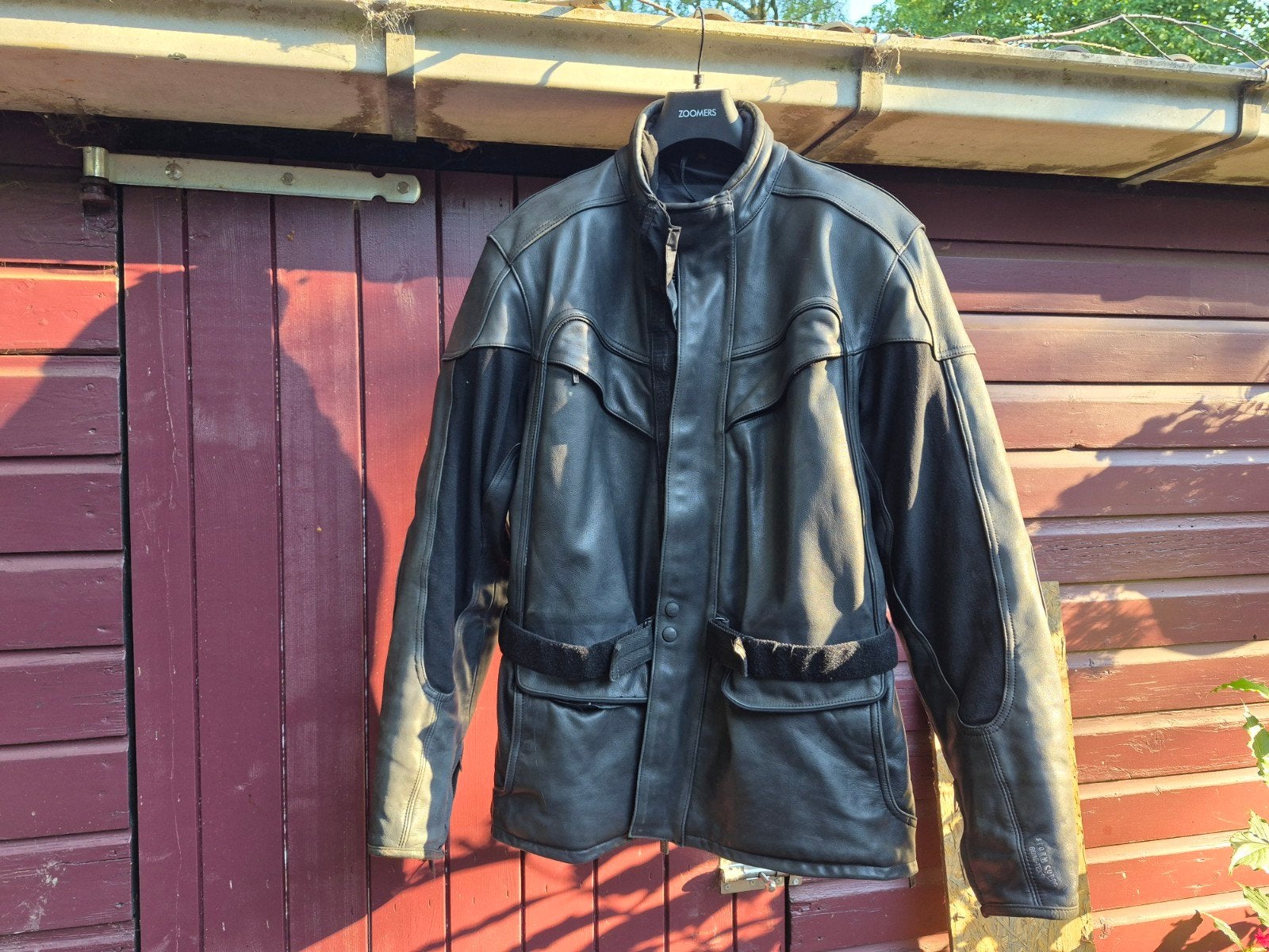 Dane Gore-Tex Leren Motorjas XL - Zwart, Dane, Heren, Jas | leer, Ophalen of Verzenden