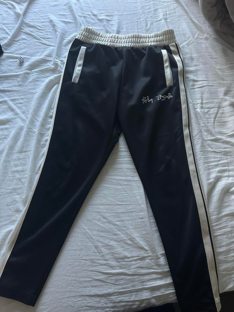 Palm Angels Trainingsbroek Zwart/Wit - Maat M, Kleding | Heren, Ophalen of Verzenden, Zo goed als nieuw, Maat 48/50 (M), Zwart