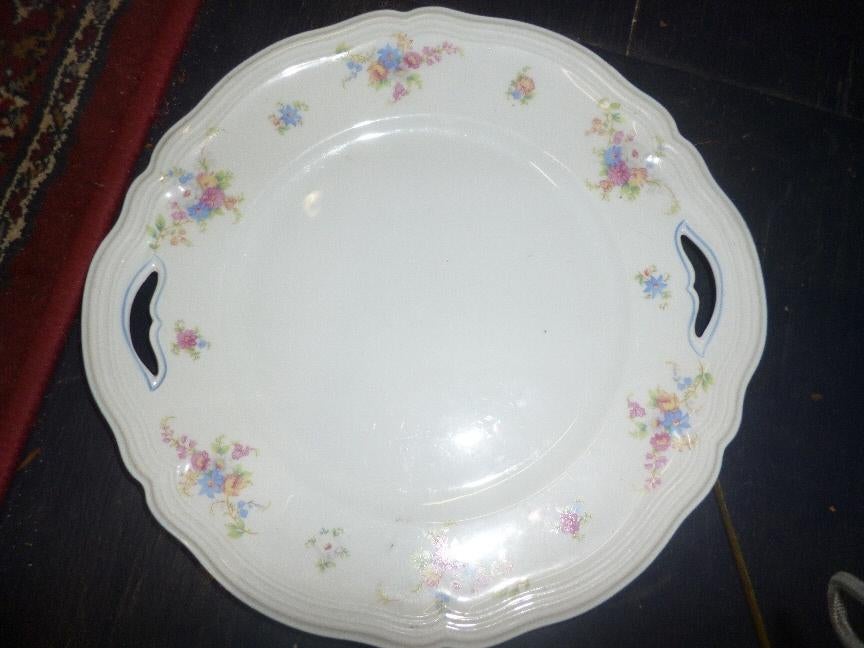 Gebakschaal Seltmann Weiden Marie-Luise bloemetjes blauw ran, Ophalen of Verzenden
