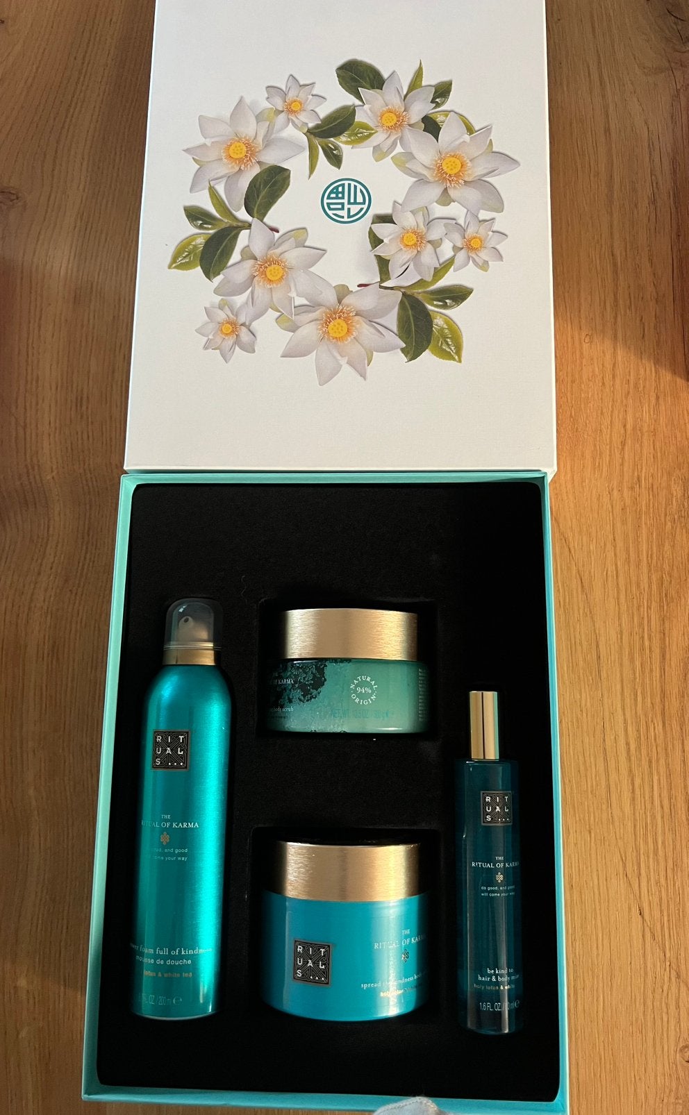 Rituals Karma Giftset L 🩵🎁 Nieuw!, Ophalen of Verzenden, Nieuw, Bad & Douche