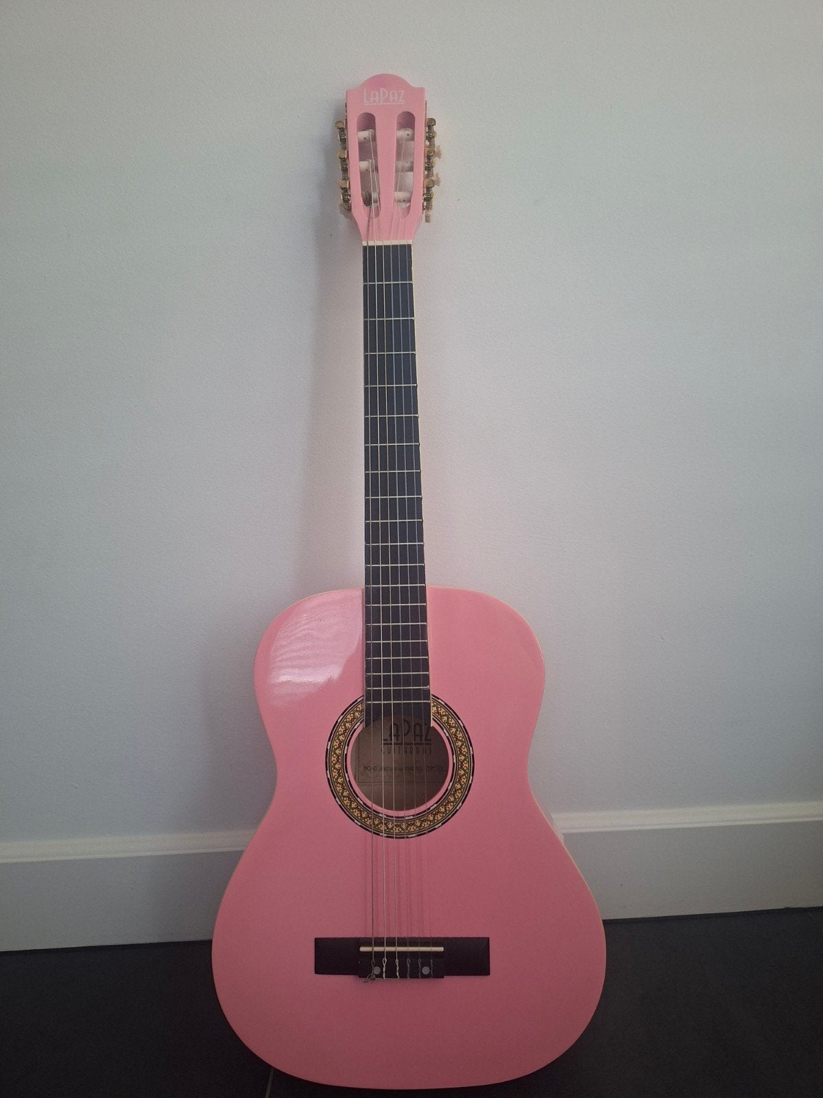 Roze Lapaz Akoestische Gitaar - Ideaal voor Beginners!, Ophalen, Gebruikt, Klassieke of Spaanse gitaar