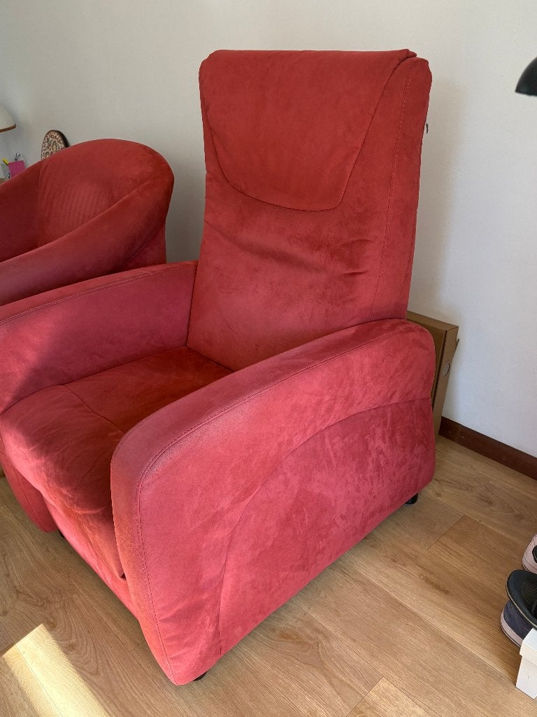 PRIMA STA-OP-STOEL / RELAX-STOEL + FATEUIL, Ophalen, Gebruikt, Stof, 50 tot 75 cm