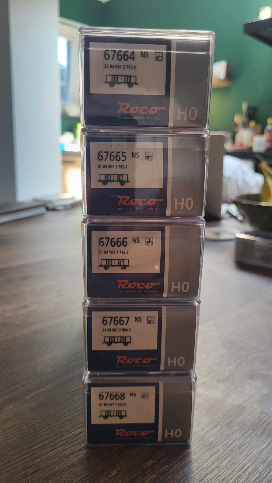 ROCO 67664 t/m 66668 - NS, Hobby en Vrije tijd, Modeltreinen | H0, Gelijkstroom, Ophalen of Verzenden, NS, Roco