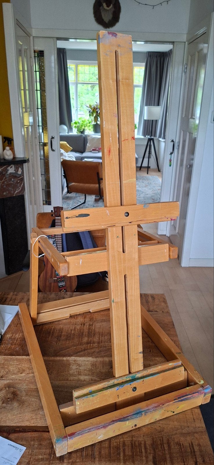 Tafel ezel - Compacte schilders ezel voor op tafel, Ophalen