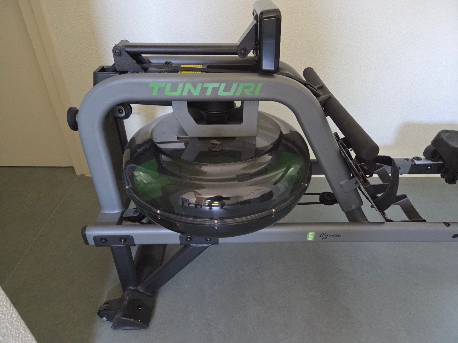 Tunturi Cardio Roeitrainer met waterweerstand, Ophalen, Gebruikt, Rug, Metaal