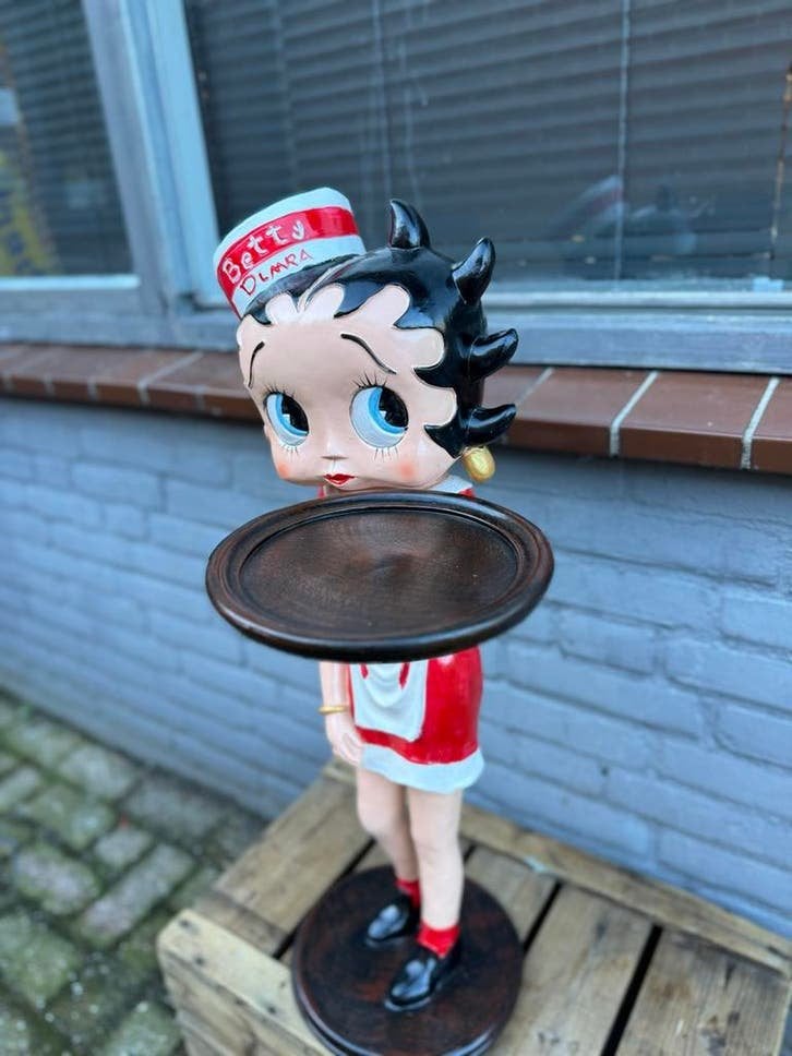 Mooi Vintage Betty Boop diner beeld, Verzamelen, Ophalen, Gebruikt, Mens