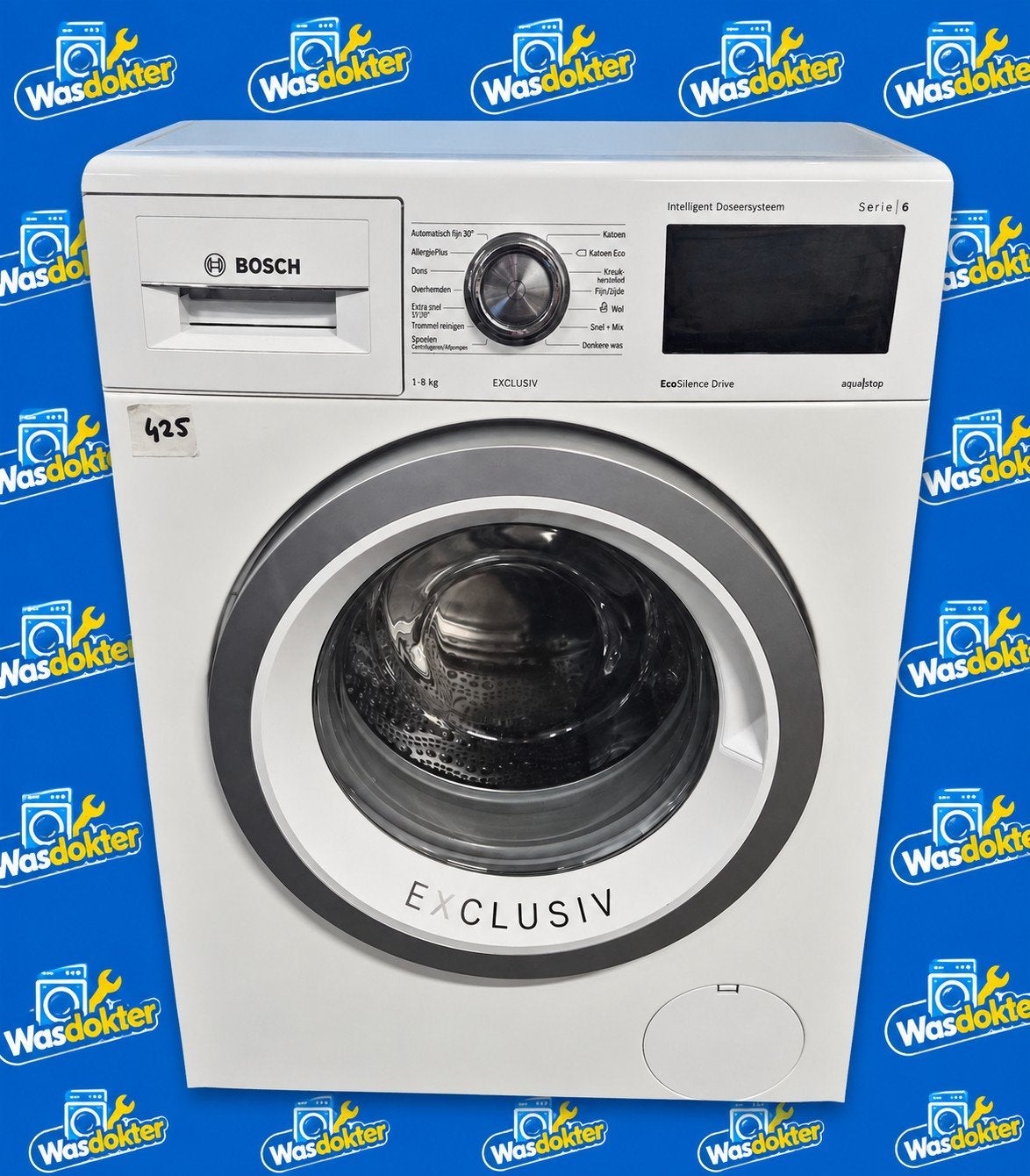 Bosch Serie 6 Exclusiv i-DOS wasmachine 8 kg, Ophalen, 1200 tot 1600 toeren, Gebruikt, Wasdokter