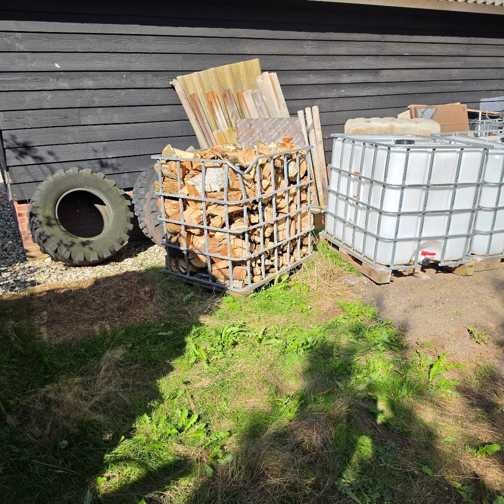 Brandhout - Eikenhout en Berkenhout in IBC-containers, 3 tot 6 m³, Ophalen, Berkenhout, Blokken