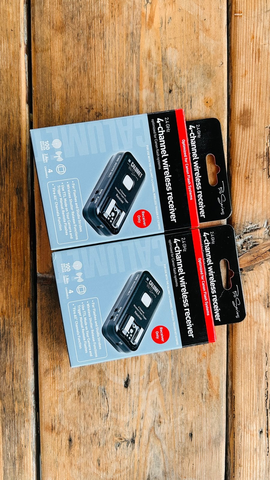 2 Calumet Pro Draadloze Flash receivers (Canon), Ophalen of Verzenden, Zo goed als nieuw, Overige merken