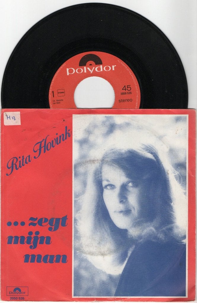 Rita Hovink – ..... Zegt Mijn Man, Ophalen of Verzenden, Gebruikt, 7 inch, Levenslied of Smartlap