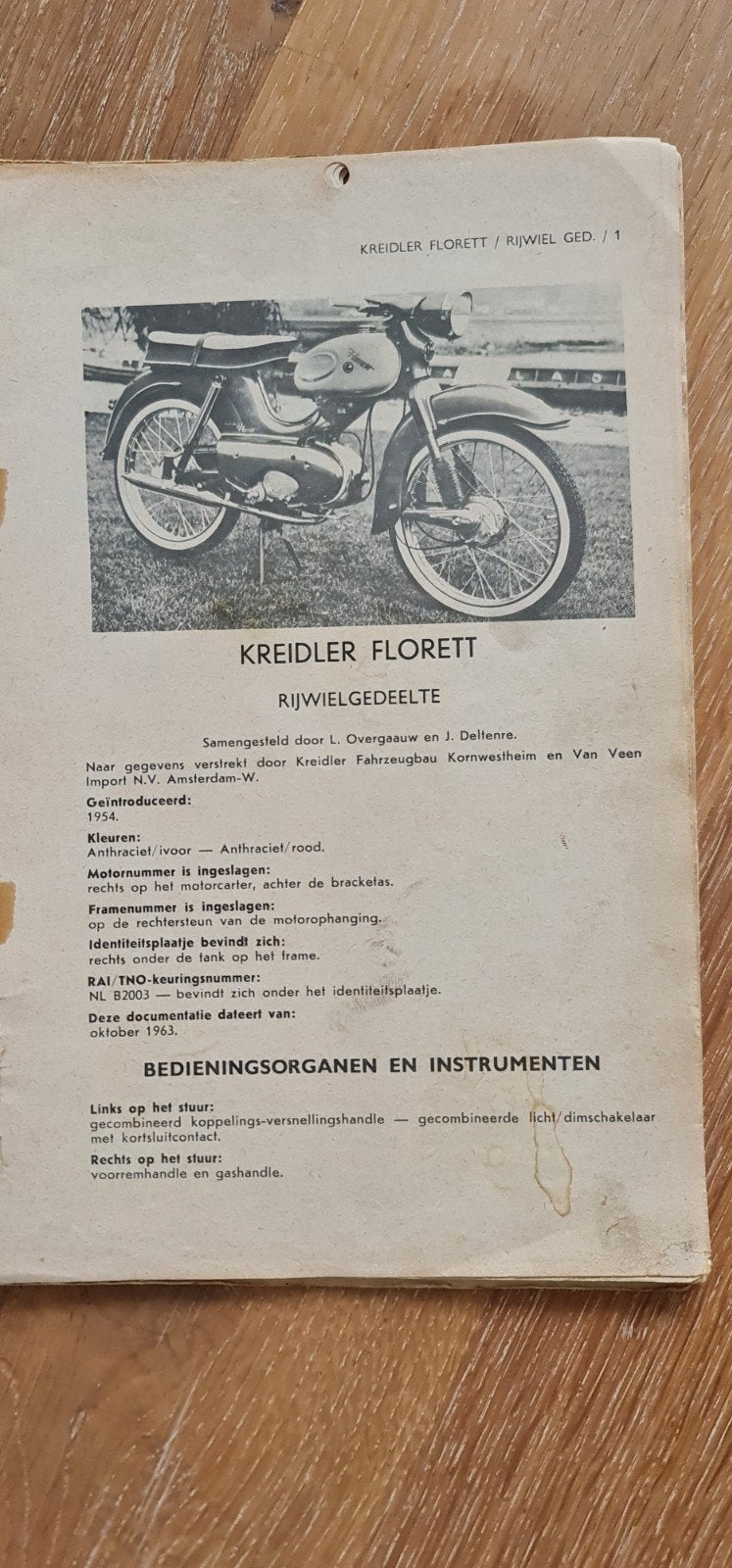 kreidler eitank, Ophalen of Verzenden