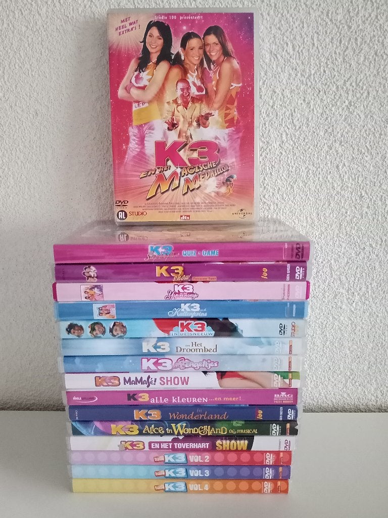 DVD’S van K3, Alle leeftijden, Ophalen of Verzenden, Gebruikt, Overige typen
