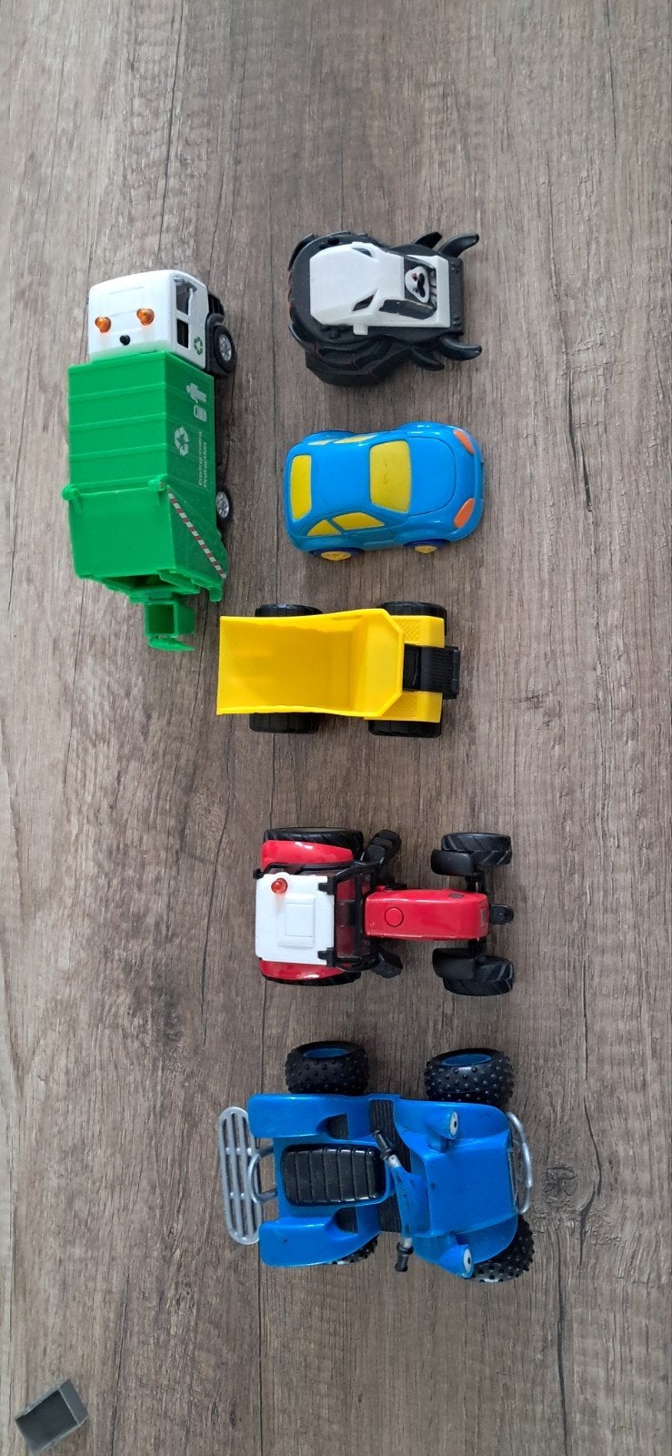 Speelgoed auto's, Ophalen