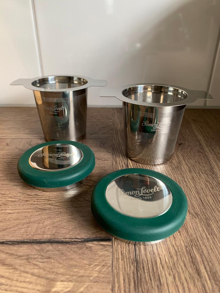 Simon Lévelt theefilter RVS 2 stuks, Overige typen, Ophalen of Verzenden, Zo goed als nieuw, Overige materialen