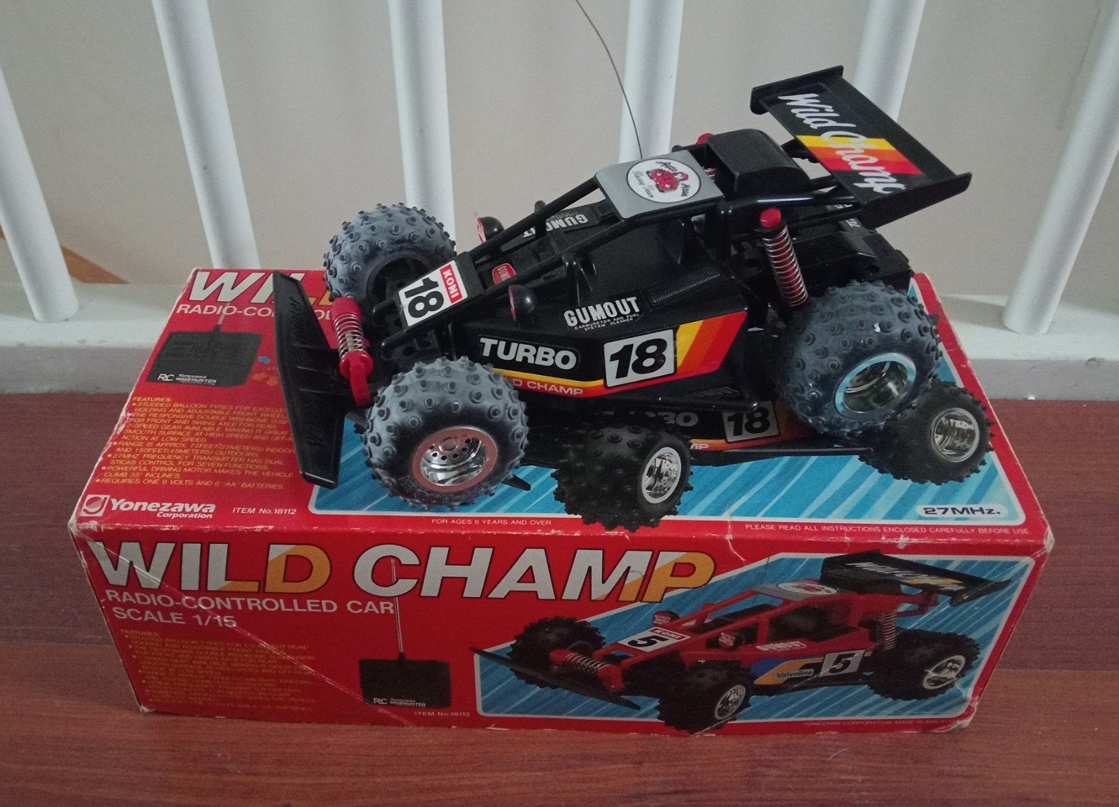 Vintage RC Wild Champ buggy, Hobby en Vrije tijd, Ophalen of Verzenden, Gebruikt, Auto offroad