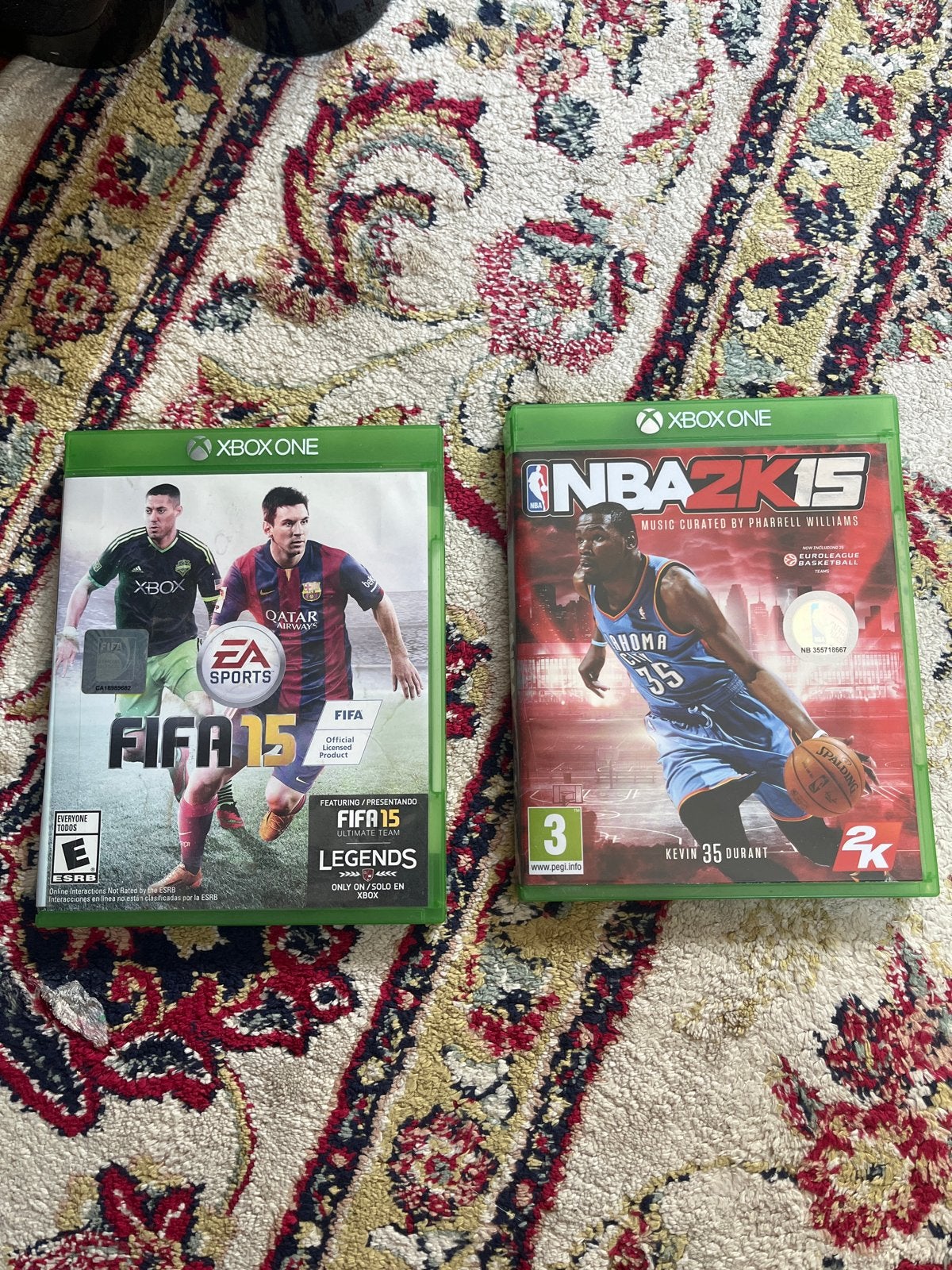 FIFA 15 & NBA 2K15 Xbox One Games, Ophalen, Gebruikt, Eén computer, Sport
