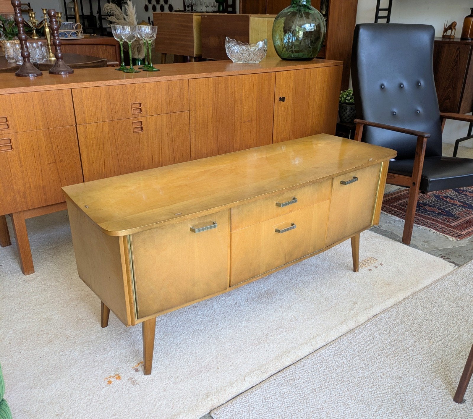 Vintage retro dressoir kastje, Verzamelen, Retro, Ophalen