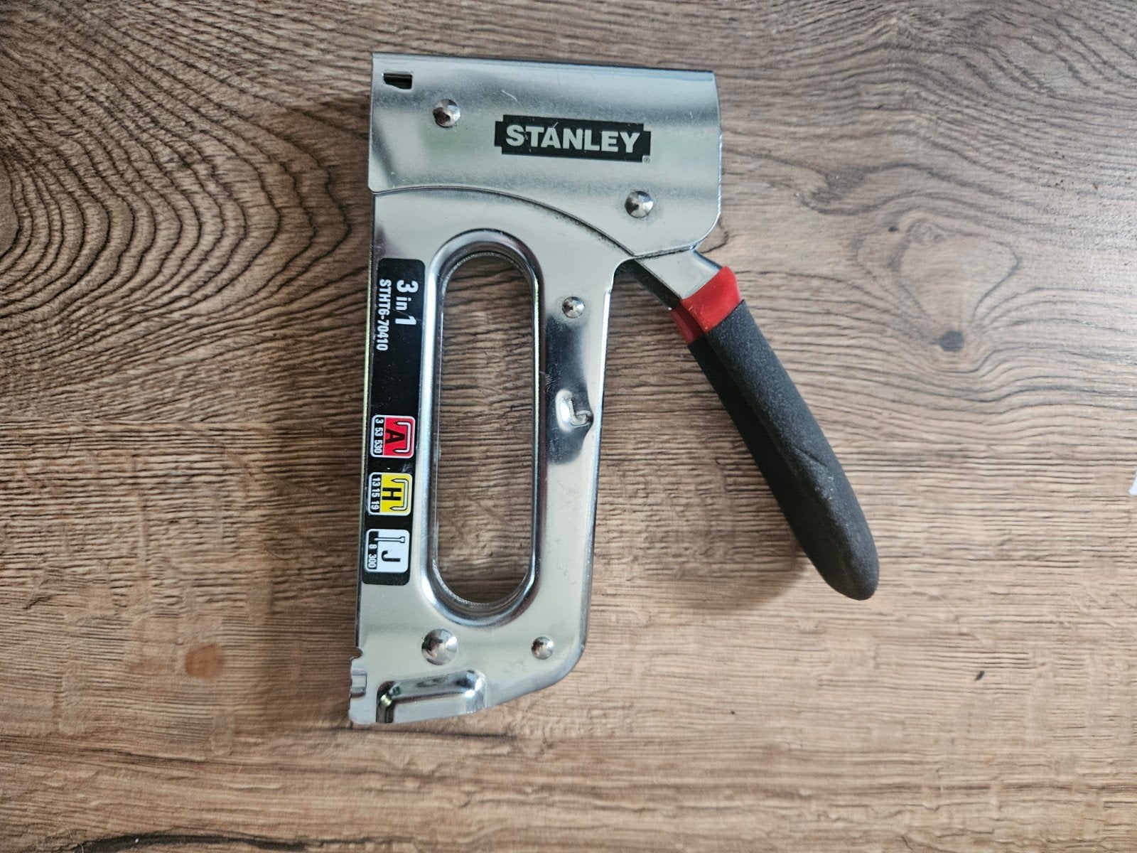 Stanley 3-in-1 Tacker/Nietmachine - STHT6-70410, Doe-het-zelf en Verbouw, Ophalen of Verzenden, Zo goed als nieuw, Tacker/nietmachine